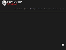 Tablet Screenshot of flagshipgaming.com